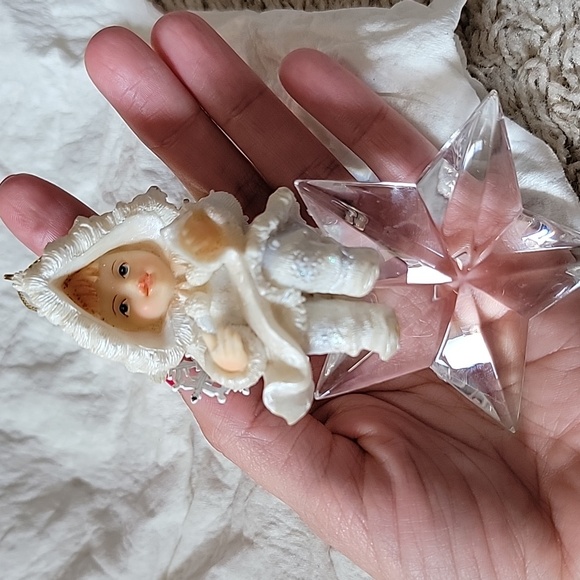 Snow Angel Baby Christmas Tree Ornament - Picture 3 of 4